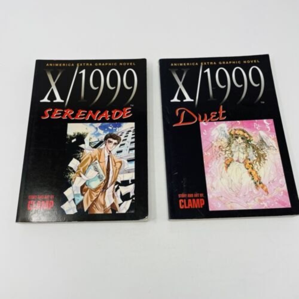 X/1999 Volumes 5 & 6 Serenade & Duet by Clamp Manga Graphic Novel Books 1993